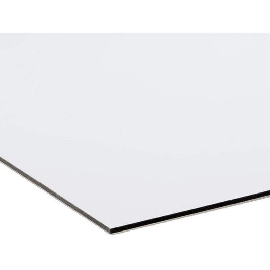 Dibond Pannello Composito In Alluminio Con Spessore Di 3 Mm Colore Bianco - PlastiWood