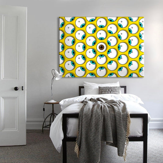 Diversity - Eyes - Quadro stampato su Canvas e montato su telaio in legno - PlastiWood (14554098)