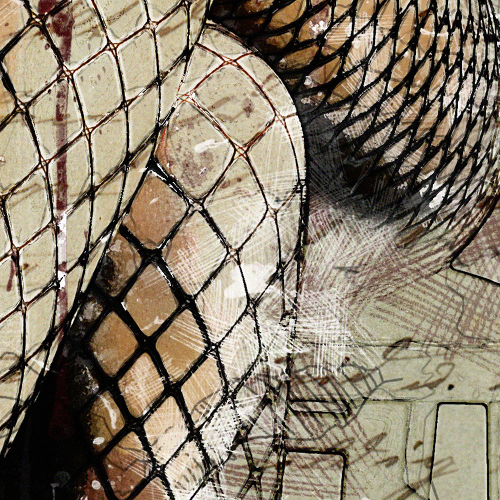 DONNA SEDUTA - POSTER in PVC da 3mm - PlastiWood (14554133)