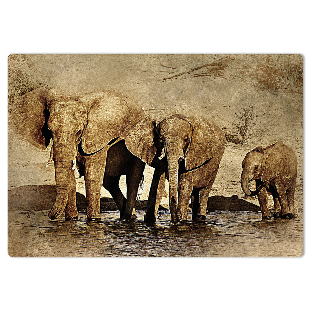 ELEFANTI - POSTER in PVC da 3mm - PlastiWood (14554195)