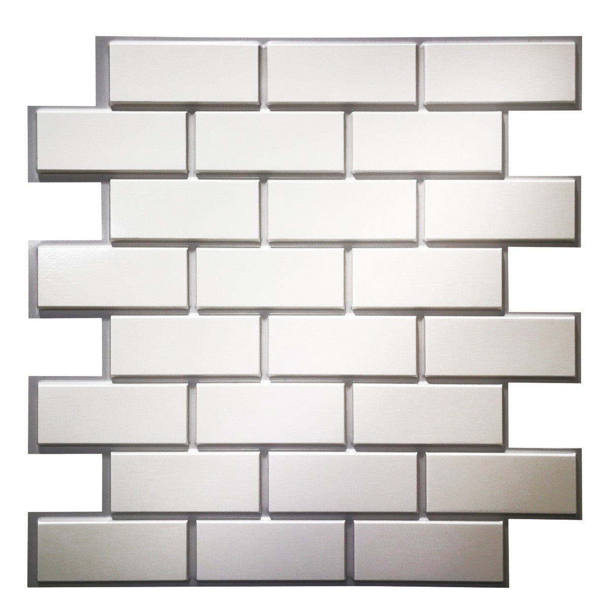 FACTORY - Pannello per parete in PVC a rilievo 3D - 60cmX60cm - PlastiWood (14554302)