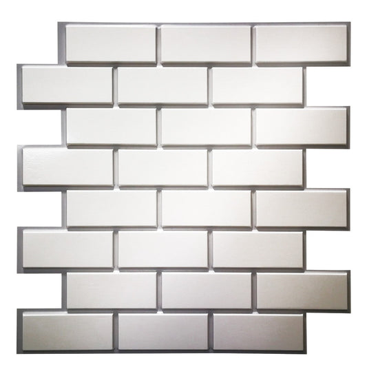 FACTORY - Pannello per parete in PVC a rilievo 3D - 60cmX60cm - PlastiWood (14554302)