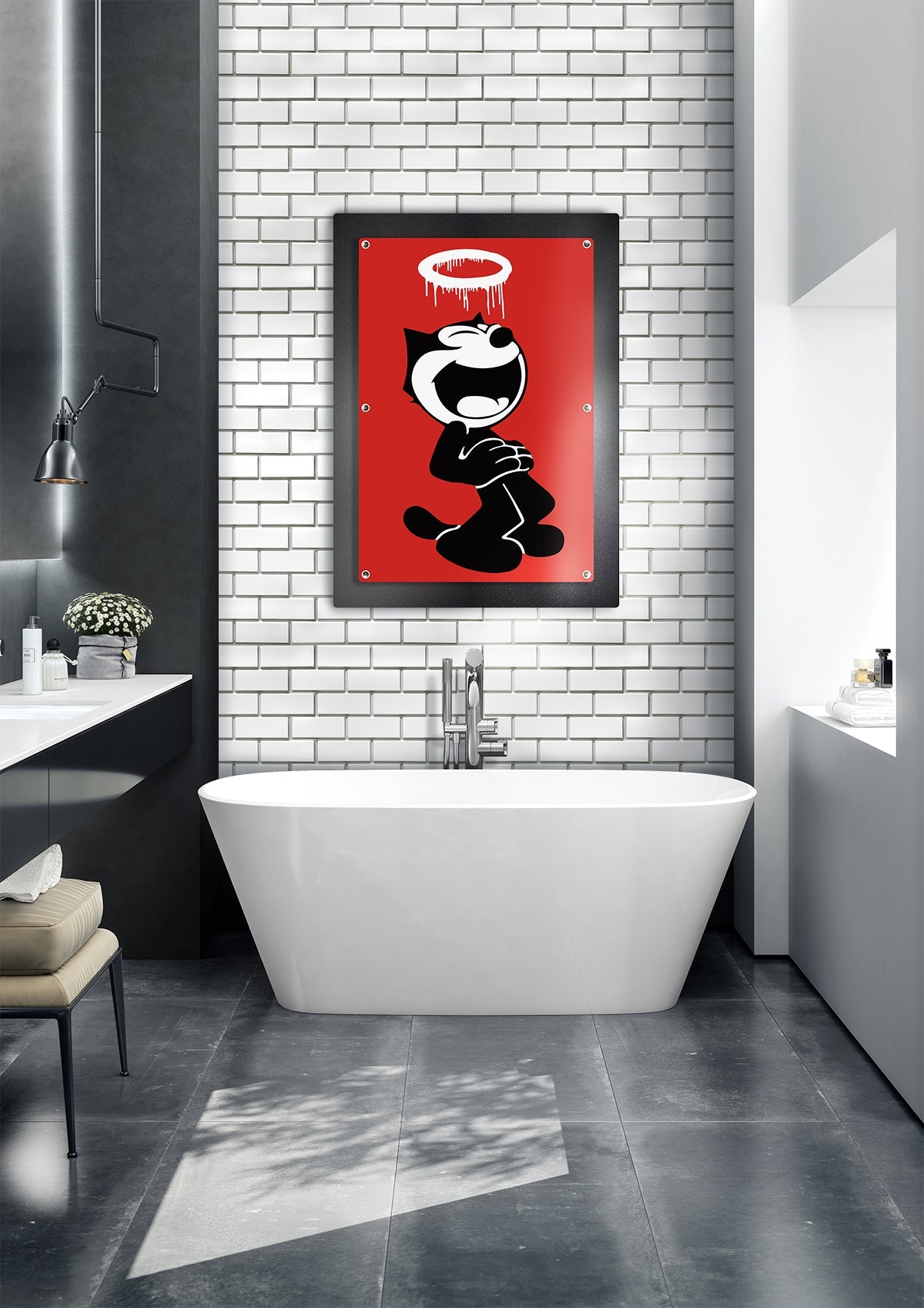 FACTORY - Pannello per parete in PVC a rilievo 3D - 60cmX60cm - PlastiWood (14554306)