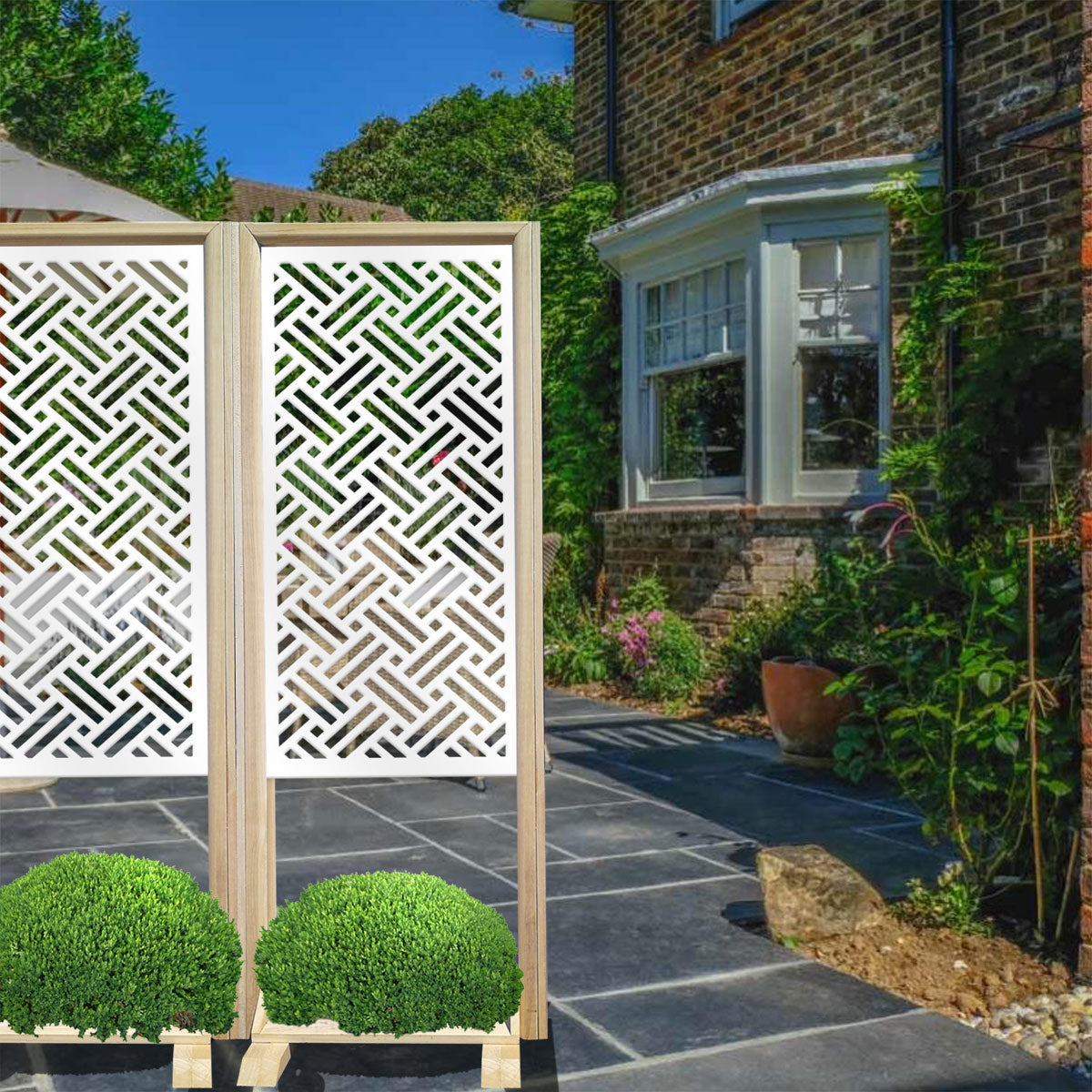 FILOTTO - Separè - Paravento modulabile - 70x190cm - in Legno e PVC - PlastiWood (14554398)