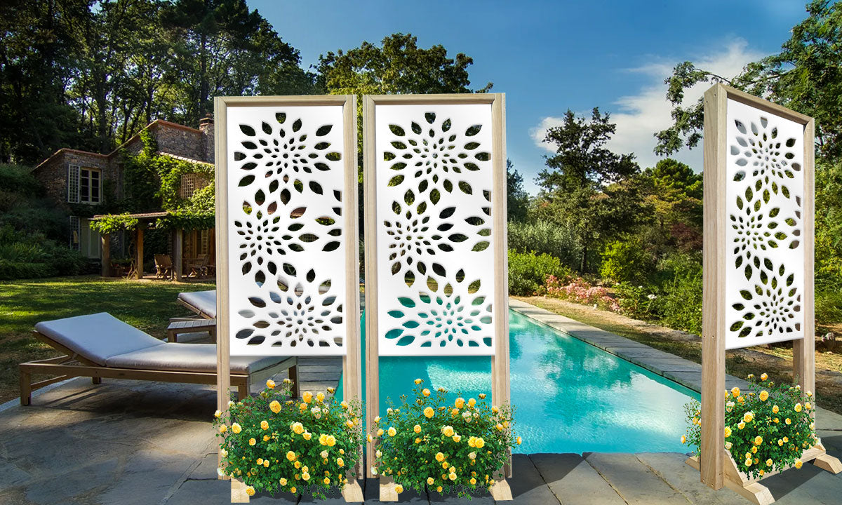 FIREWORKS - Separè - Paravento modulabile - 70x190cm - in Legno e PVC - PlastiWood (14554518)