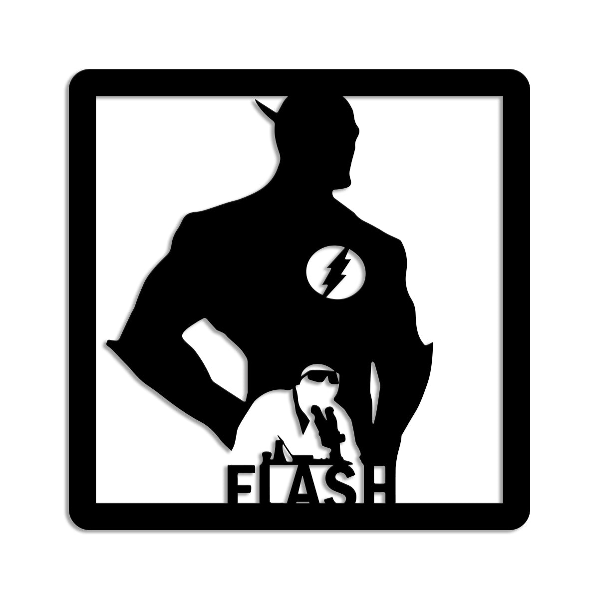 FLASH- Quadro moderno in pvc solido 48 x 48cm - PlastiWood (14554524)