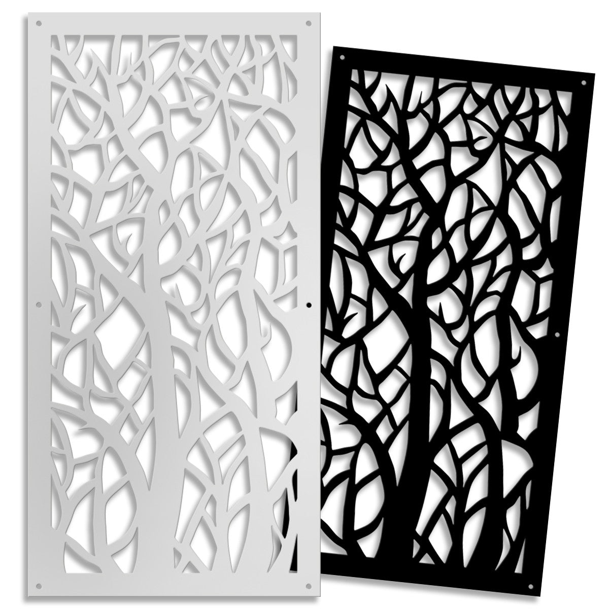FORESTA - Pannello in PVC traforato - PARASOLE - spessore 1cm - PlastiWood (14554658)