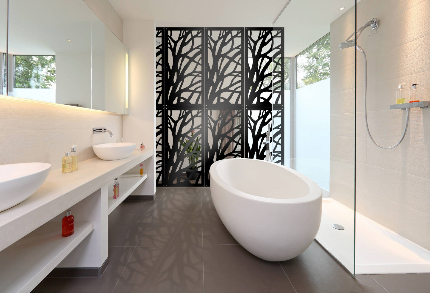 FORESTA - Pannello in PVC traforato - PARASOLE - spessore 1cm - PlastiWood (14554663)