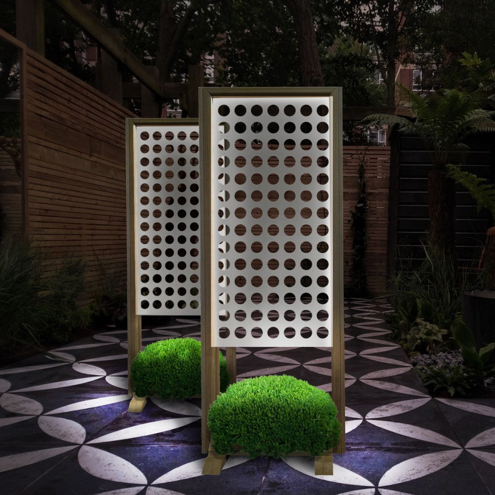 FORI PICCOLI - Separè  - Paravento modulabile - 70x190cm - in Legno e PVC - PlastiWood (14554696)