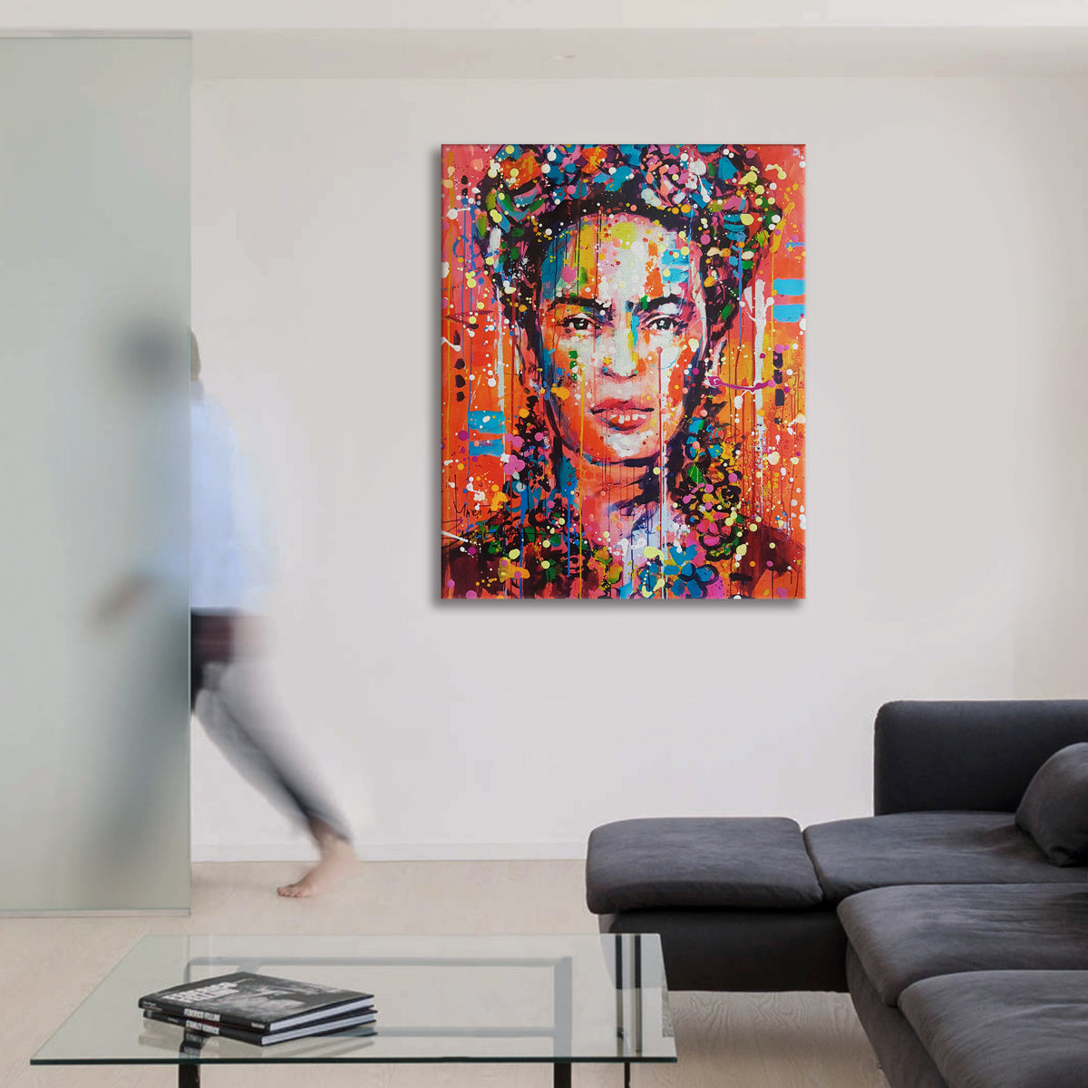 Freeda -  Quadro Canvas Contemporaneo su telaio in legno - PlastiWood (14554724)