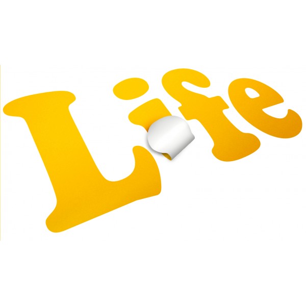 GIALLO - Pellicola polimerica adesiva da 122cm di base - PlastiWood (14554798)