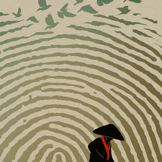 GIARDINO ZEN - Impronta - Quadro stampato su Tela e montato su telaio in legno - PlastiWood (14554801)