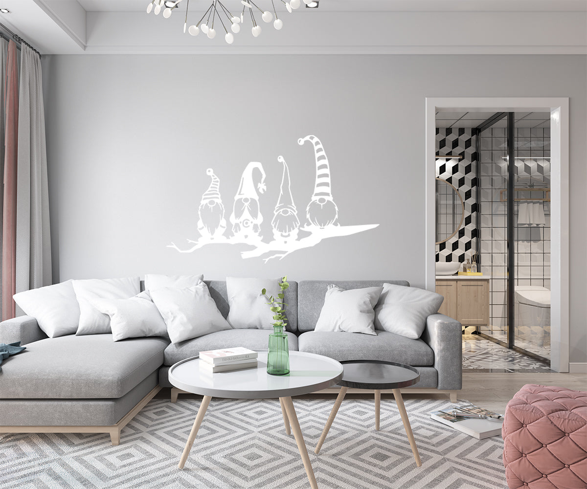 GNOMES - Adesivo murale wall sticker in vinile 55x100 cm - PlastiWood (14554865)