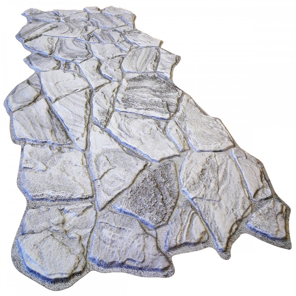 GRAFITE - Pannello finta pietra in PVC 98x50cm kit di 2 Pz 1 mq - PlastiWood (14554882)