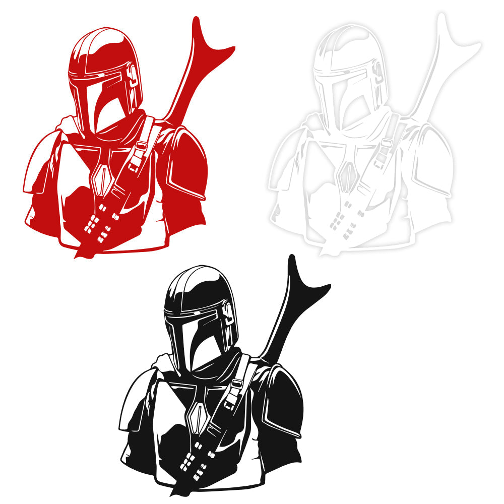 GUERRE STELLARI - Adesivo murale wall sticker in vinile 55x65 cm - PlastiWood (14554908)