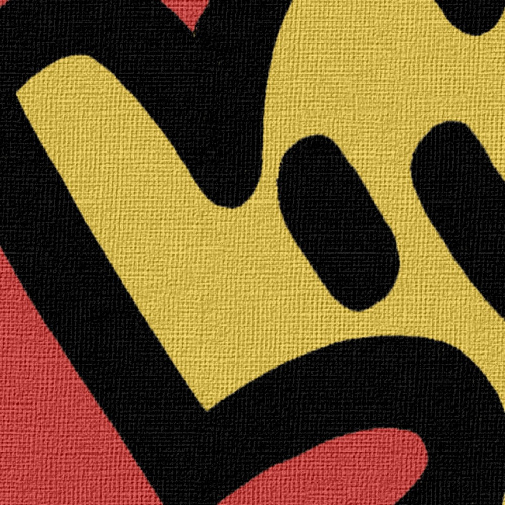 HARING - SUPERHERO XMAN - Quadro Canvas su telaio in legno - PlastiWood (14554969)