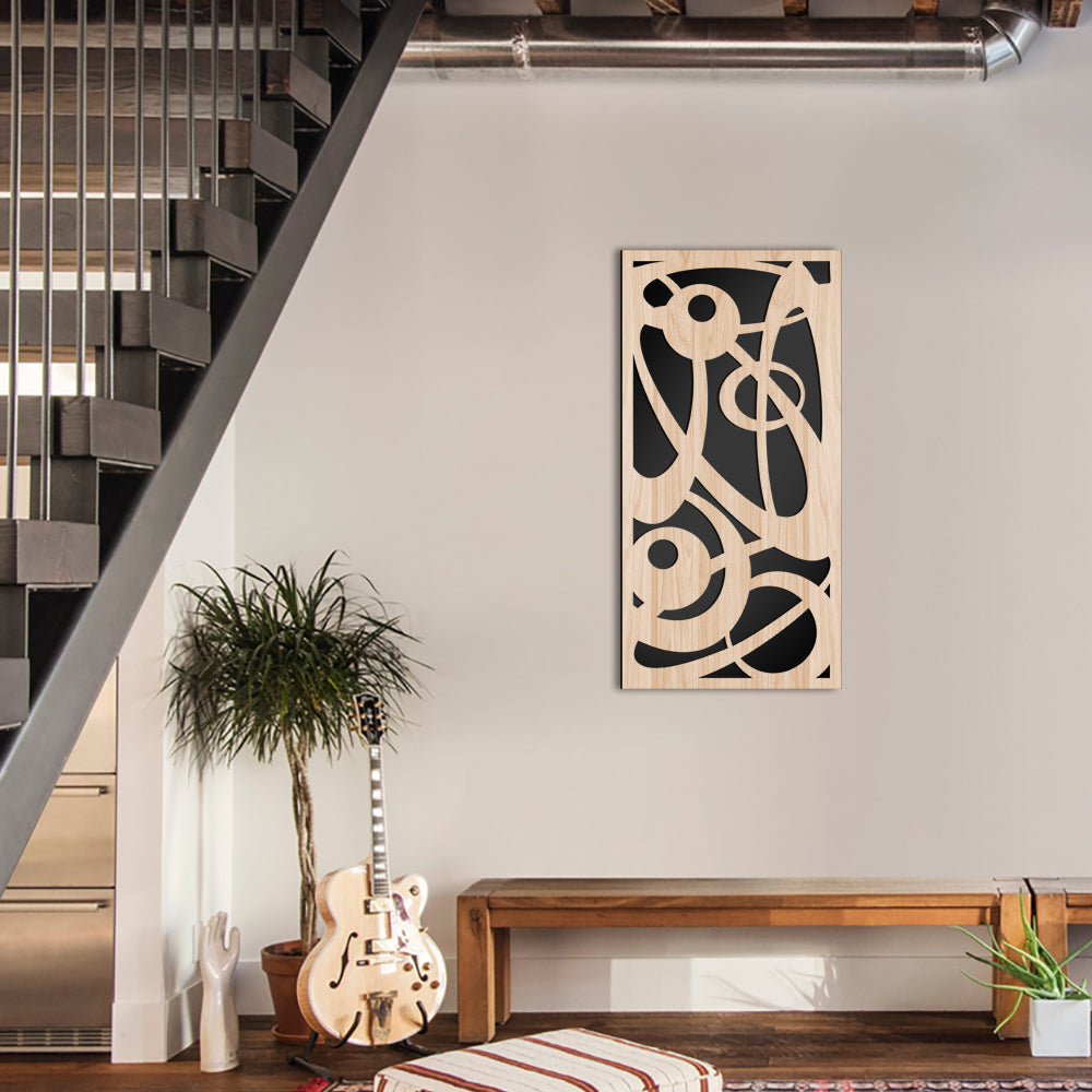 INTERSTELLAR - Quadro arredo LASERCUT composito Legno e PVC - PlastiWood (14555170)