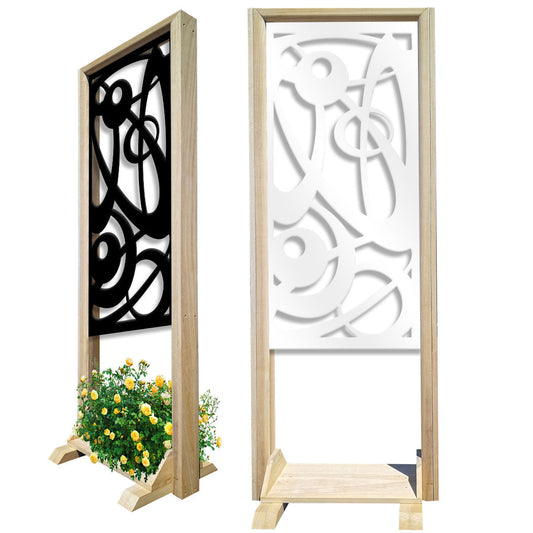 INTERSTELLAR - Separè - Paravento modulabile - 70x190cm - in Legno e PVC - PlastiWood (14555173)