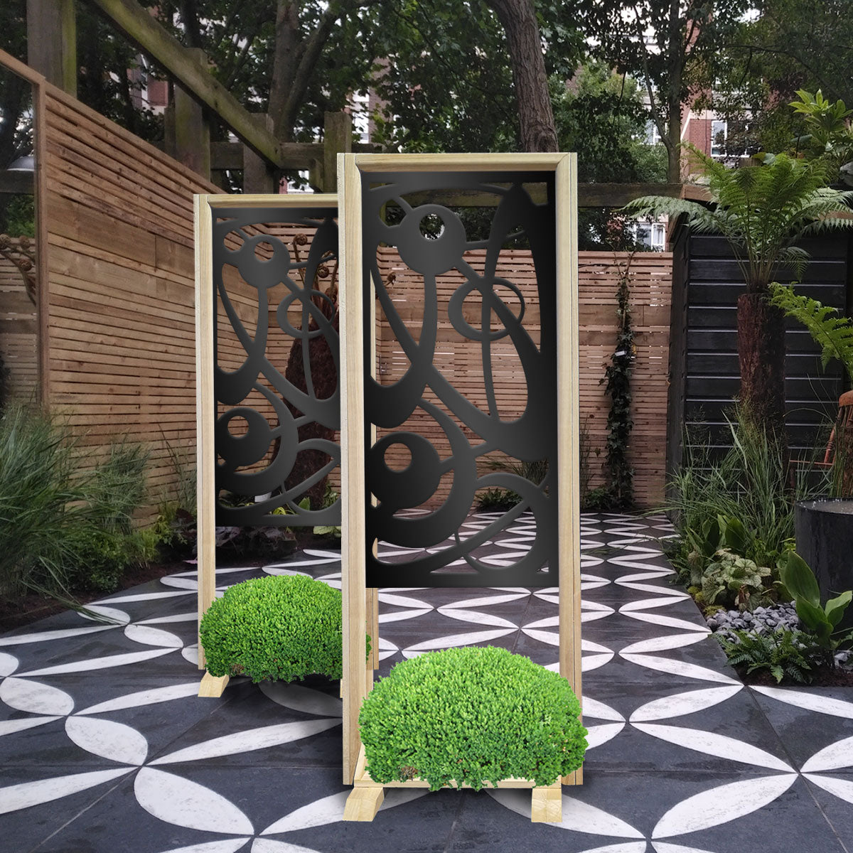 INTERSTELLAR - Separè - Paravento modulabile - 70x190cm - in Legno e PVC - PlastiWood (14555177)