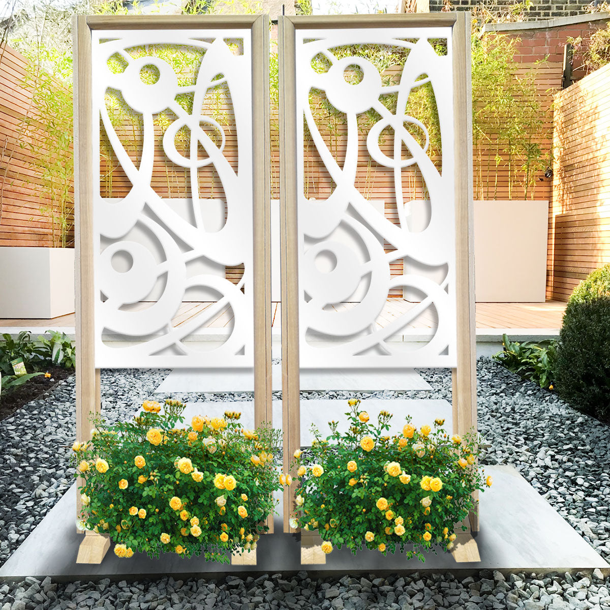 INTERSTELLAR - Separè - Paravento modulabile - 70x190cm - in Legno e PVC - PlastiWood (14555178)