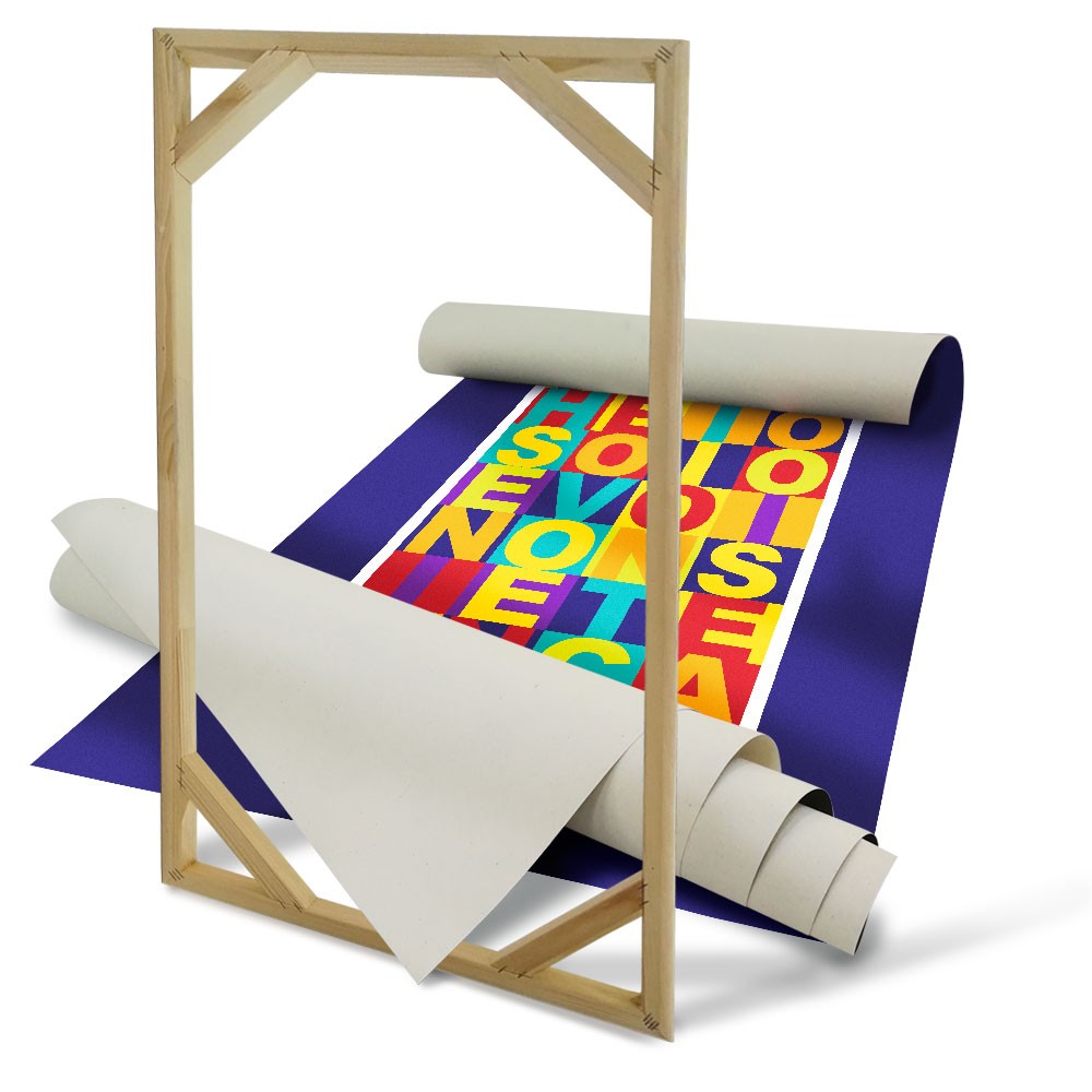 IO SO IO E VOI NON SIETE UN C.... - Quadro su tela montata su telaio in legno - PlastiWood (14555207)