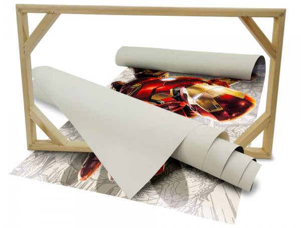 IRONMAN - Fumetto - Quadro Canvas su telaio in legno - PlastiWood (14555220)