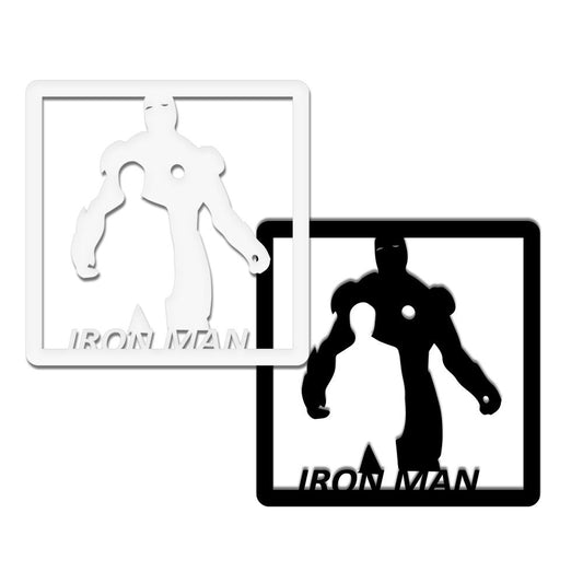 IRONMAN - Quadro moderno in pvc solido 48 x 48cm - PlastiWood (14555222)