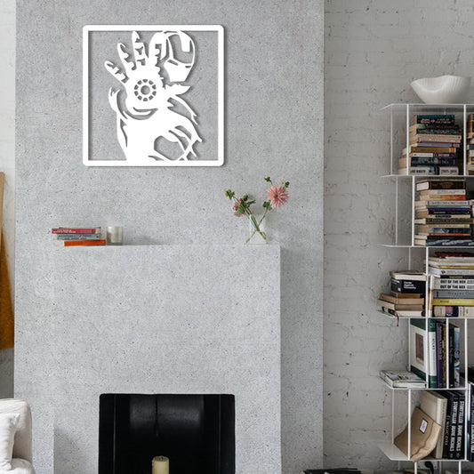 IRONMAN MANO - Quadro moderno in pvc solido 48 x 48cm - PlastiWood (14555228)