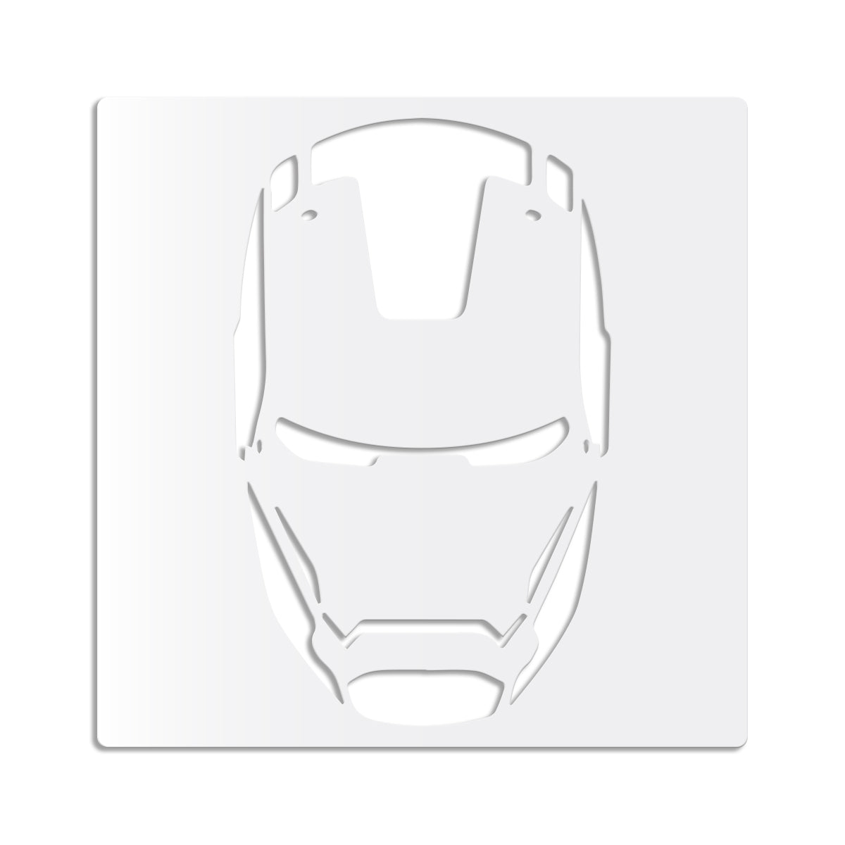 IRONMAN MASK- Quadro moderno in pvc solido 48 x 48cm - PlastiWood (14555235)