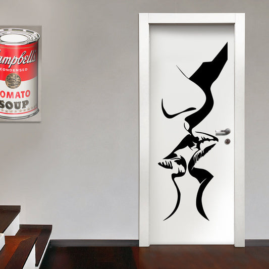 KISSING - Adesivo murale wall sticker in vinile 55x140 cm - PlastiWood (14555299)