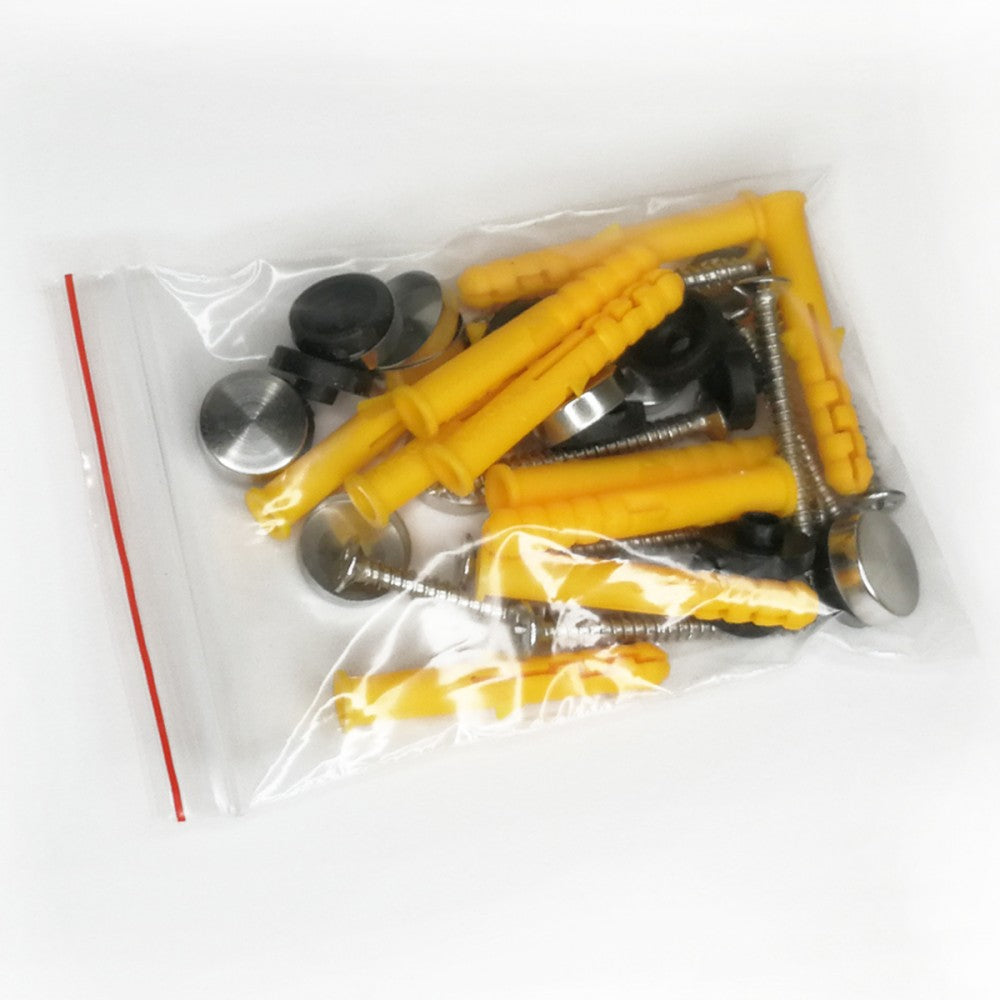 Kit completo - Viti, Placche copri-viti e Stop da muro - PlastiWood (14555308)