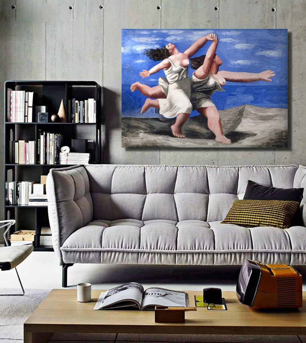 La Corsa - Pablo Picasso - Quadro Canvas su telaio in legno - PlastiWood (14555388)