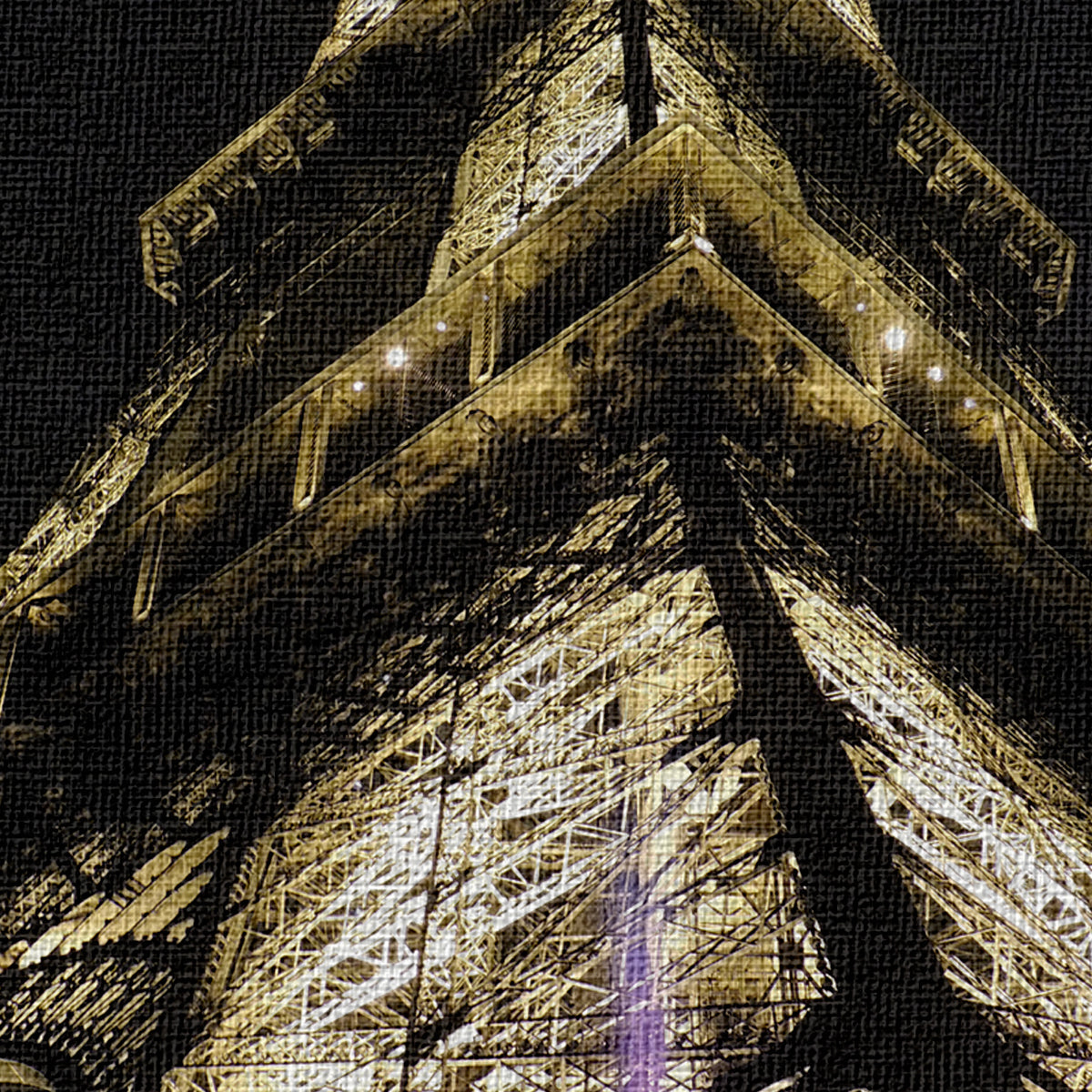 LA TORRE EIFFEL PARIGI 2 - Quadro Canvas su telaio in legno - PlastiWood (14555413)