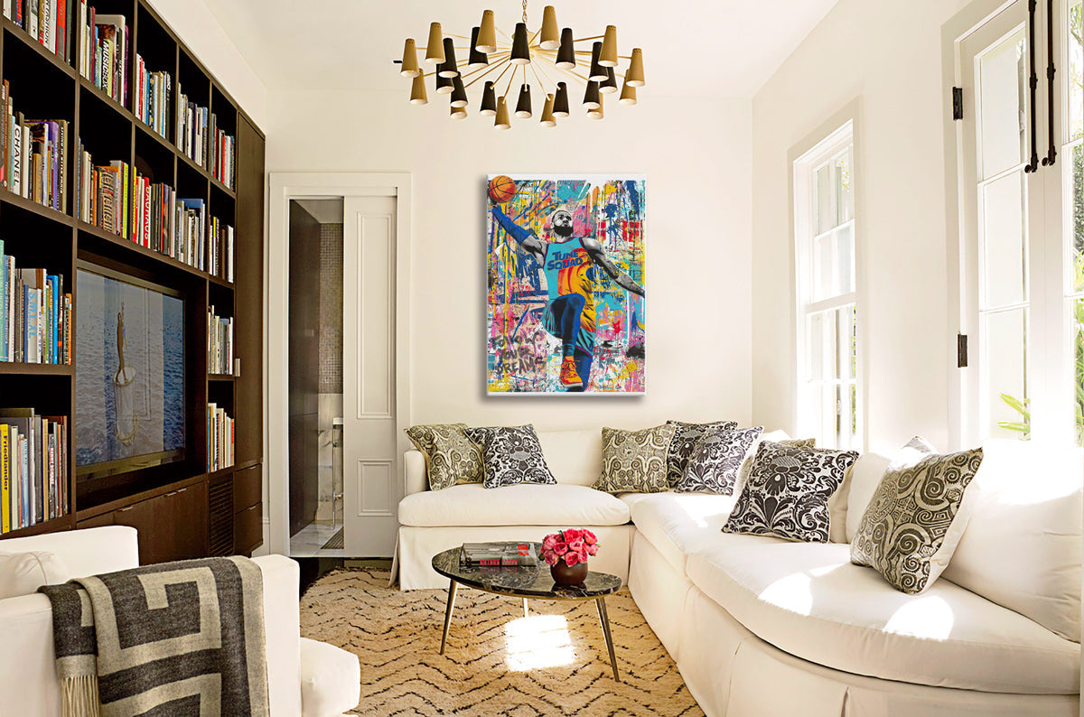 LeBron -  Quadro Canvas Contemporaneo su telaio in legno - PlastiWood (14555586)