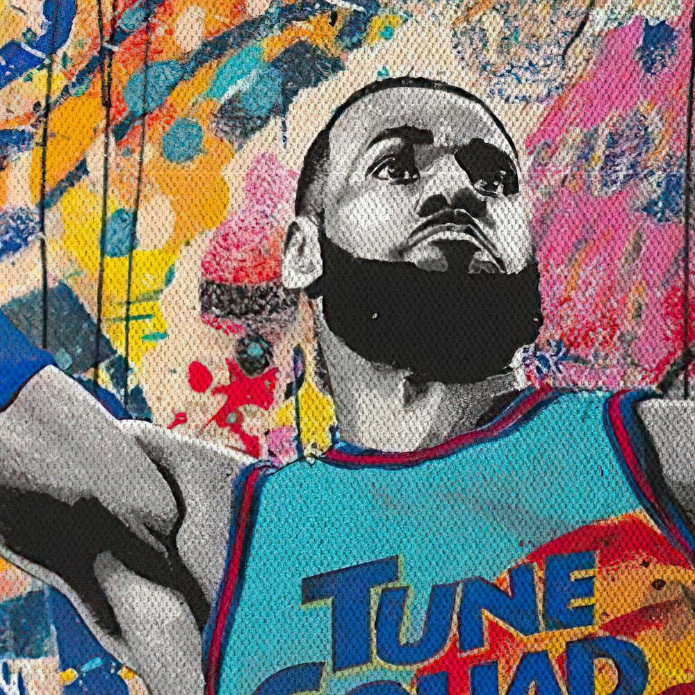 LeBron -  Quadro Canvas Contemporaneo su telaio in legno - PlastiWood (14555587)