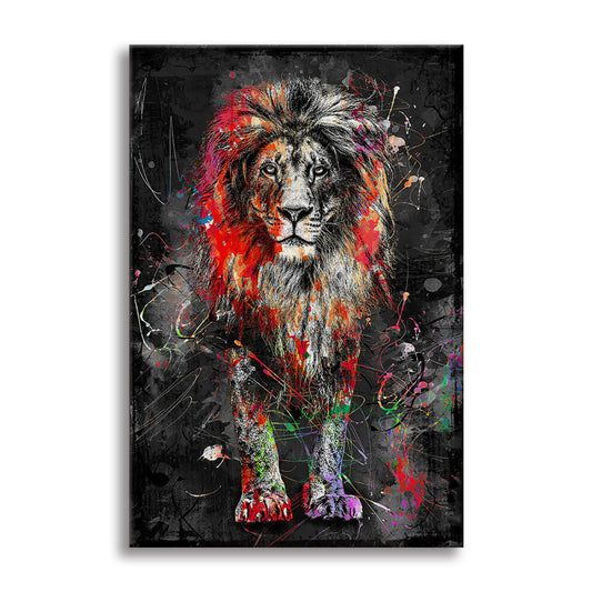 Leon -  Quadro Canvas Contemporaneo su telaio in legno - PlastiWood (14555599)