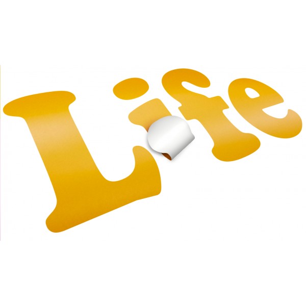 LIGHT ORANGE - Pellicola polimerica adesiva da 122cm di base - PlastiWood (14555619)