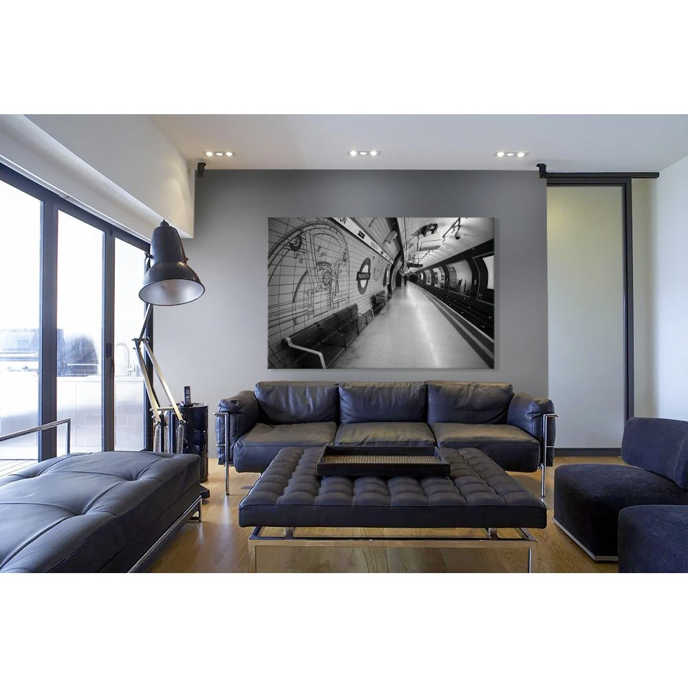 LONDON Subway Paddington - Quadro Canvas su telaio in legno - PlastiWood (14555671)