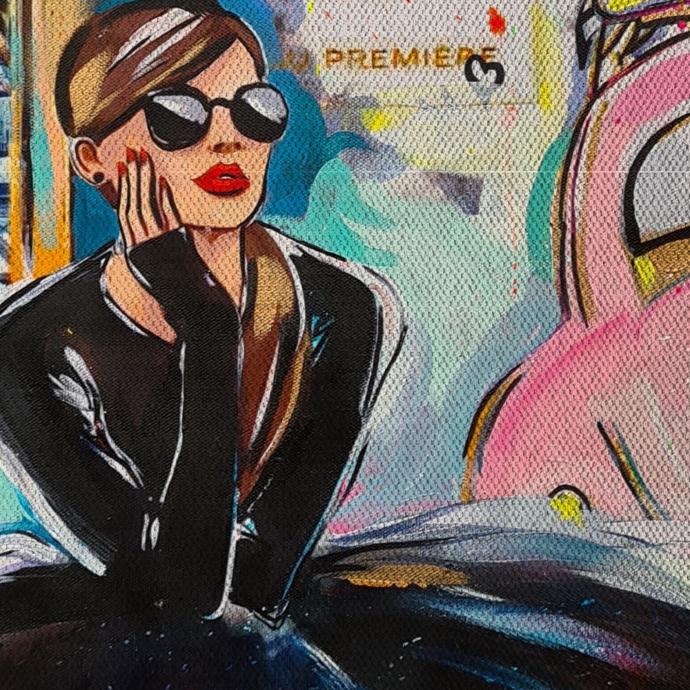 LoveParis -  Quadro Canvas Contemporaneo su telaio in legno - PlastiWood (14555710)