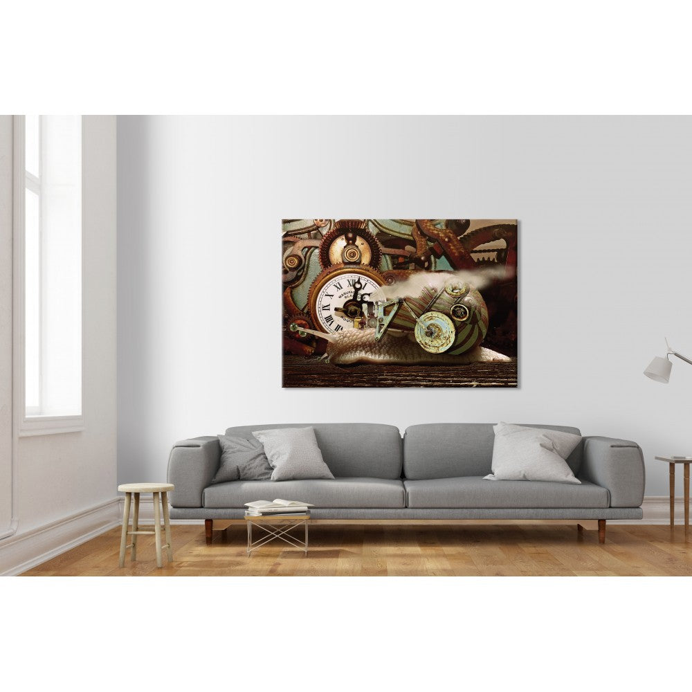 LUMACA Abstraction - Quadro Canvas su telaio in legno - PlastiWood (14555728)