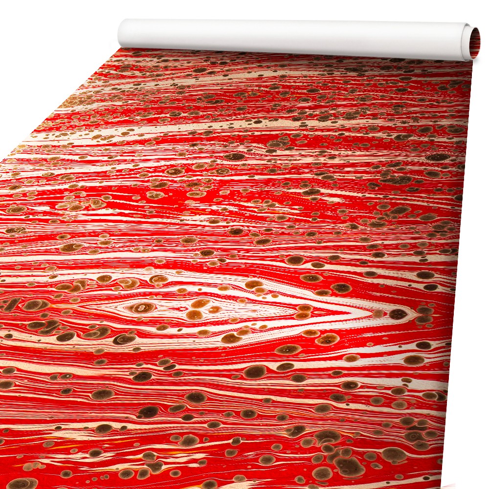 MARBLED PAPER - RED - Pellicola adesiva in PVC finitura opaca - PlastiWood (14555853)