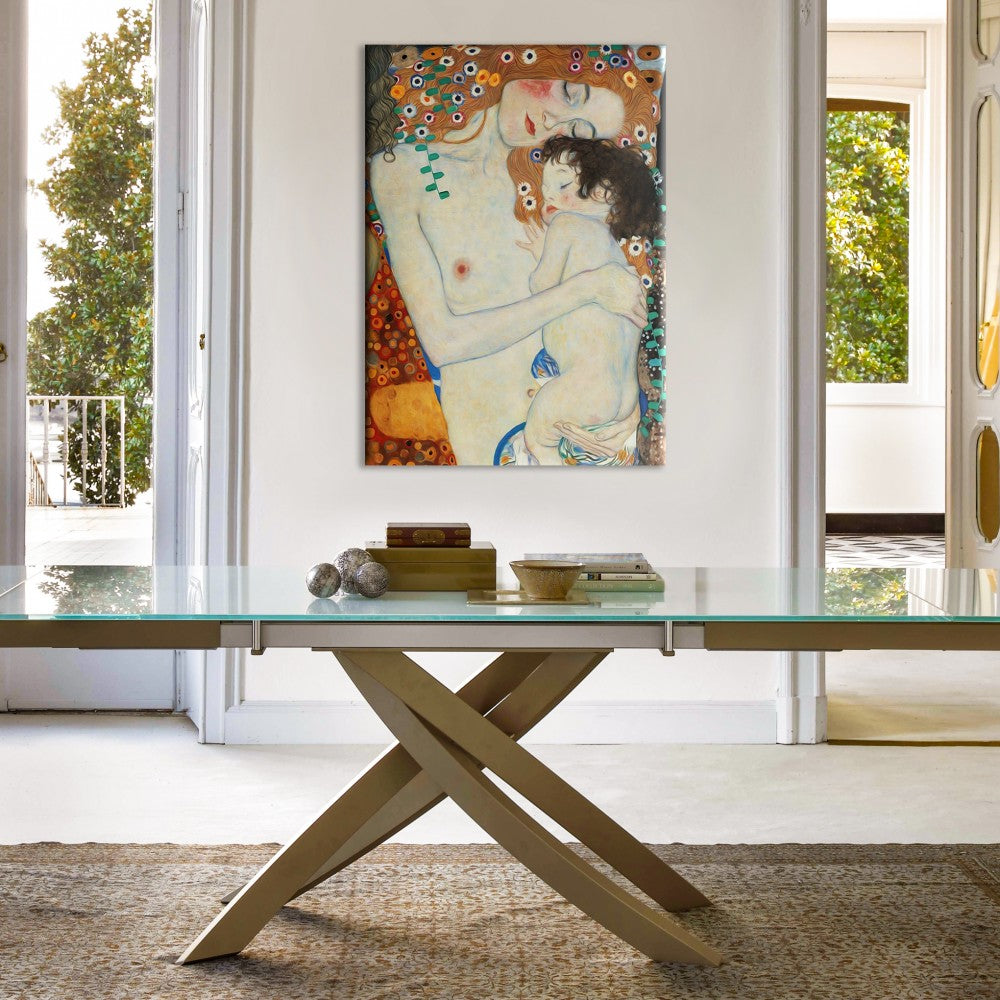 MATHER - Gustav Klimt - Quadro stampato su Canvas e montato su telaio in legno - PlastiWood (14555885)