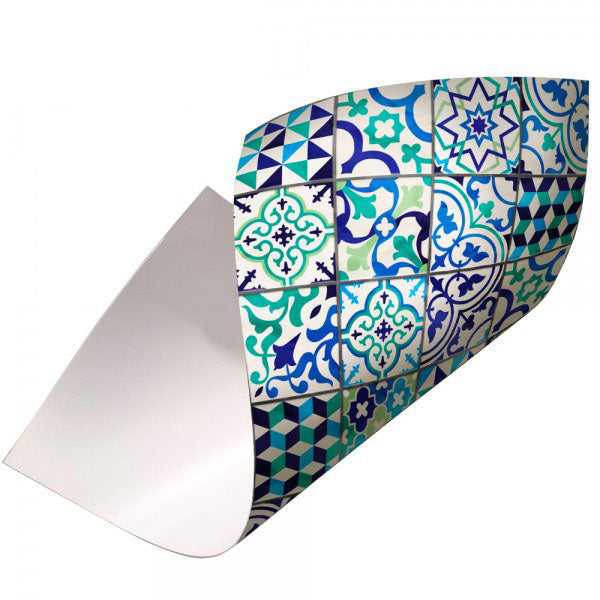 MATTONELLE VIETRI - Paraschizzi da cucina in PVC flessibile - Misura 120x60cm spessore 3mm - PlastiWood (14555931)