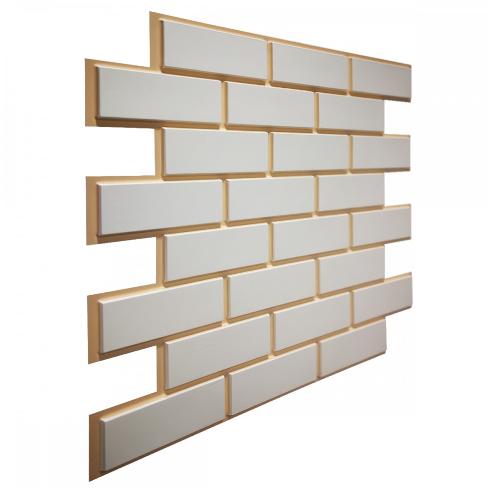 MELROSE - Pannello per parete in PVC a rilievo 3D - 60cmX60cm - PlastiWood (14555967)