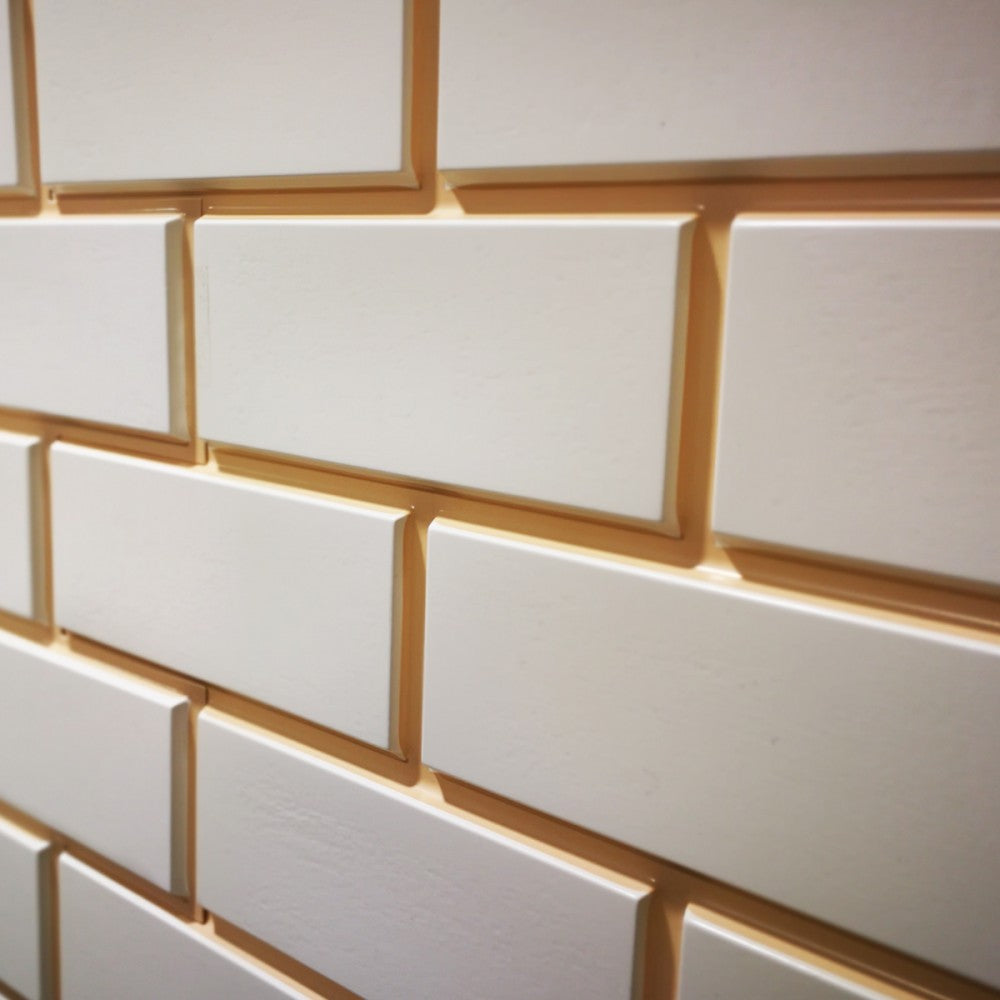 MELROSE - Pannello per parete in PVC a rilievo 3D - 60cmX60cm - PlastiWood (14555968)