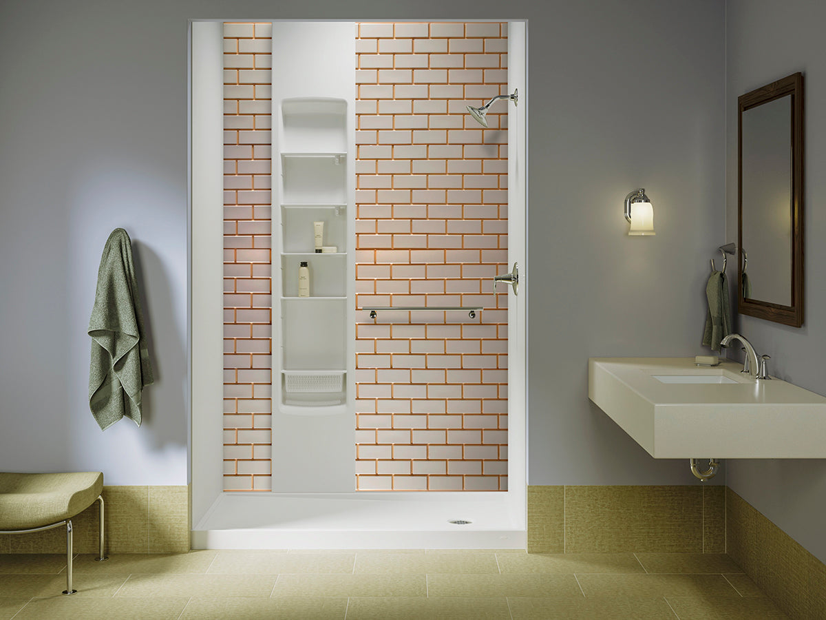 MELROSE - Pannello per parete in PVC a rilievo 3D - 60cmX60cm - PlastiWood (14555970)