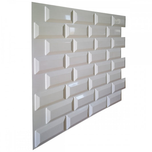 MILK - Pannello per parete in PVC a rilievo 3D - 595mmX560mm - PlastiWood (14556034)