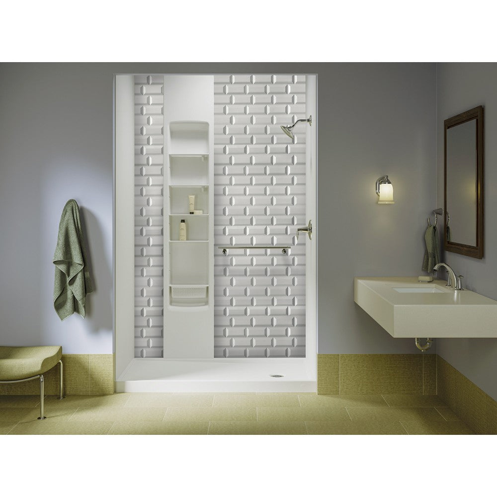 MILK - Pannello per parete in PVC a rilievo 3D - 595mmX560mm - PlastiWood (14556037)