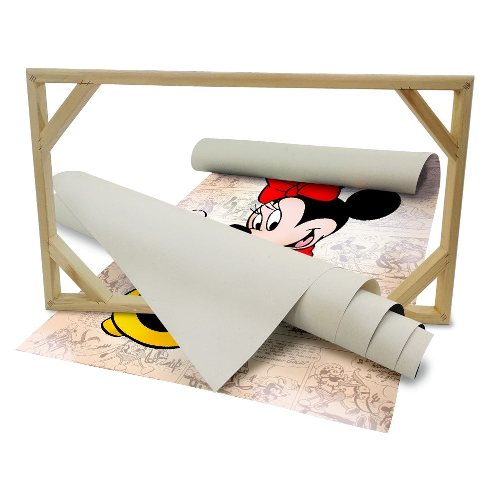 MINNIE - Quadro stampato su Canvas e montato su telaio in legno - PlastiWood (14556051)