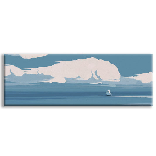 MOBY DICK Stampa su Canvas montata su telaio in legno - PlastiWood (14556097)